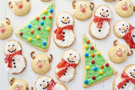 Skye adding some finishing touches to the Christmas cookies